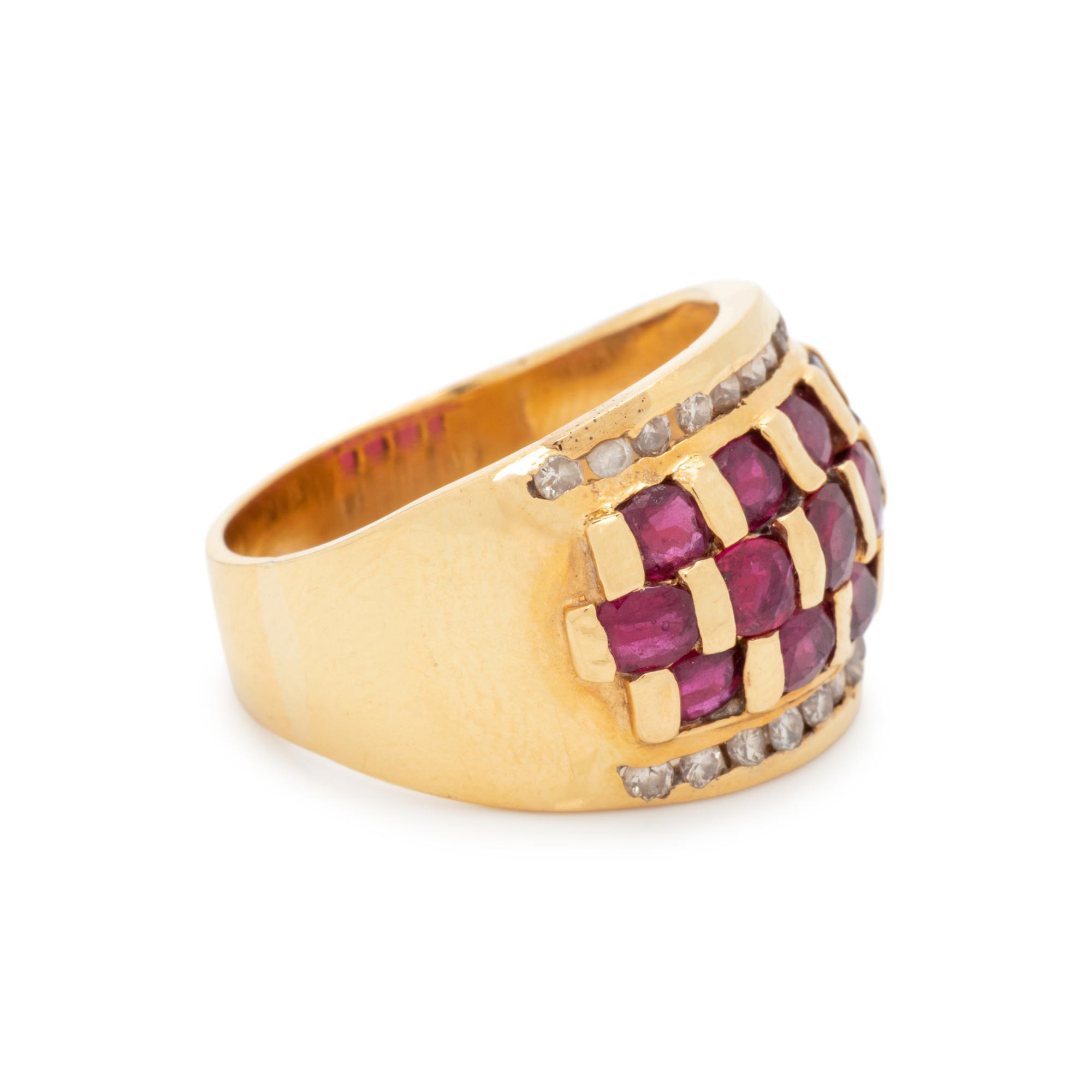 RUBY AND DIAMOND RING