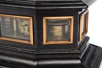 A German Gilt Brass Quarter-Striking Automaton Clock with Lion