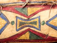 Sioux Painted Parfleche Container
