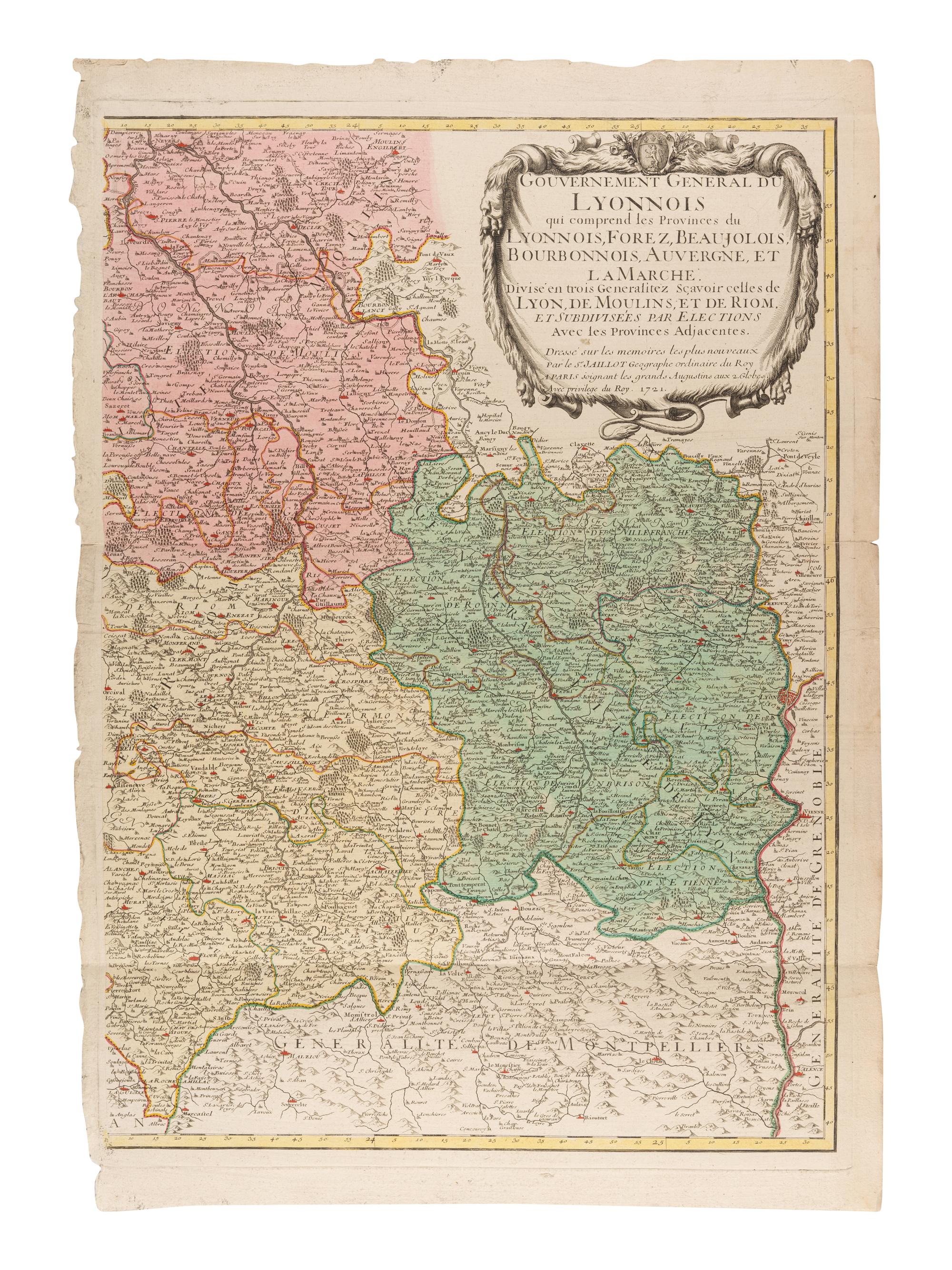 [MAPS]. A group of maps, comprising: