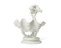 A Wedgwood Porcelain Shell and Coral Form Vase