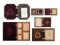[EARLY PHOTOGRAPHY]. 25 assorted Union cases with figural and floral designs.