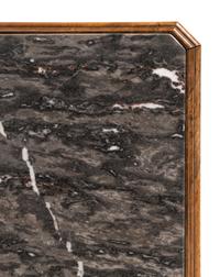 A Louis Philippe Walnut Marble-Top Commode