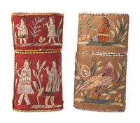 Huron Moosehair Embroidered Birchbark Cigar Cases