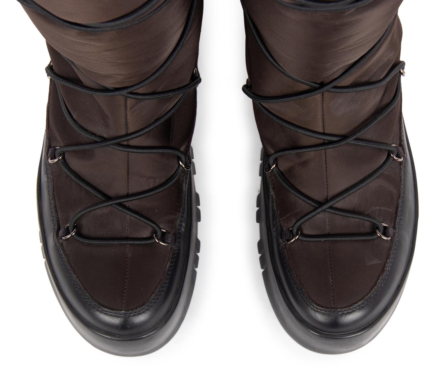 Prada Winter Coat and Boots