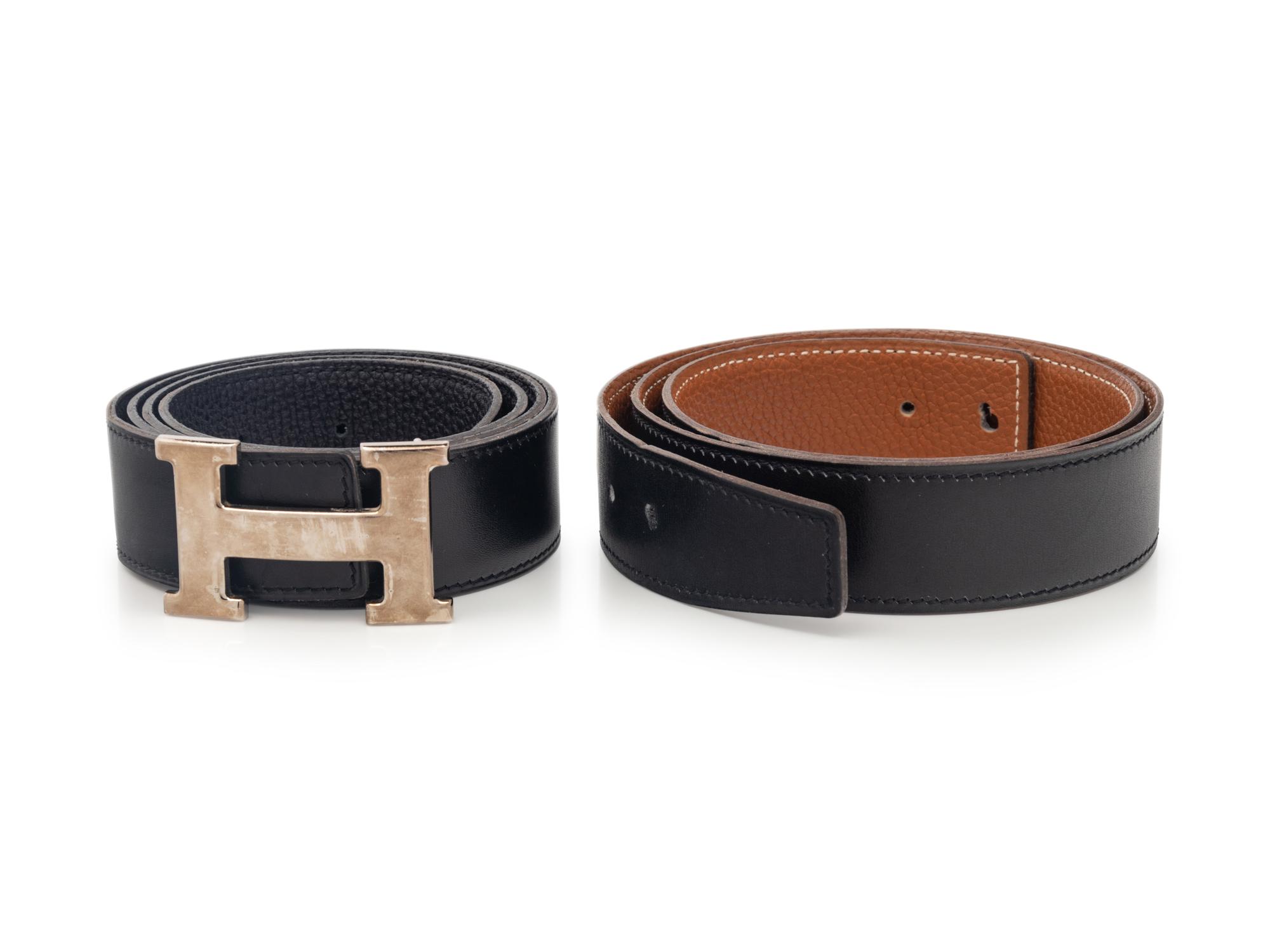 Hermès Constance Belt with Two Leather Straps
