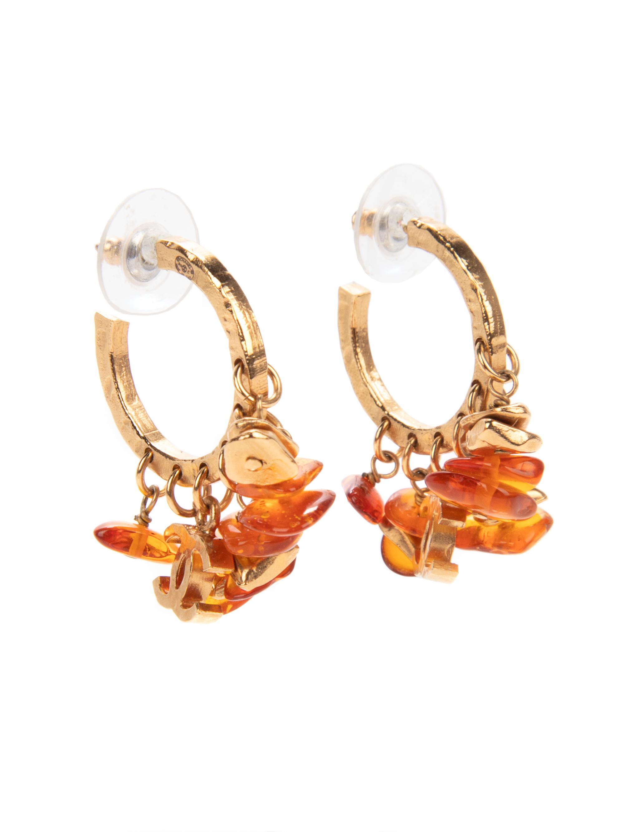 Chanel Pair of Beaded Earrings, 2011