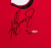 A Ken Griffey Jr. 600 Signed Autograph 600 Home Run Cincinnati Reds Jersey Display (Upper Deck Authenticated),