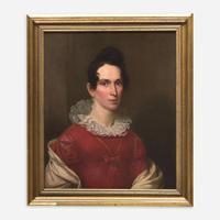 American School 19th century Portrait of Charlotte DeWolf (Brower) Vanderpool (1791-1870), circa 1820