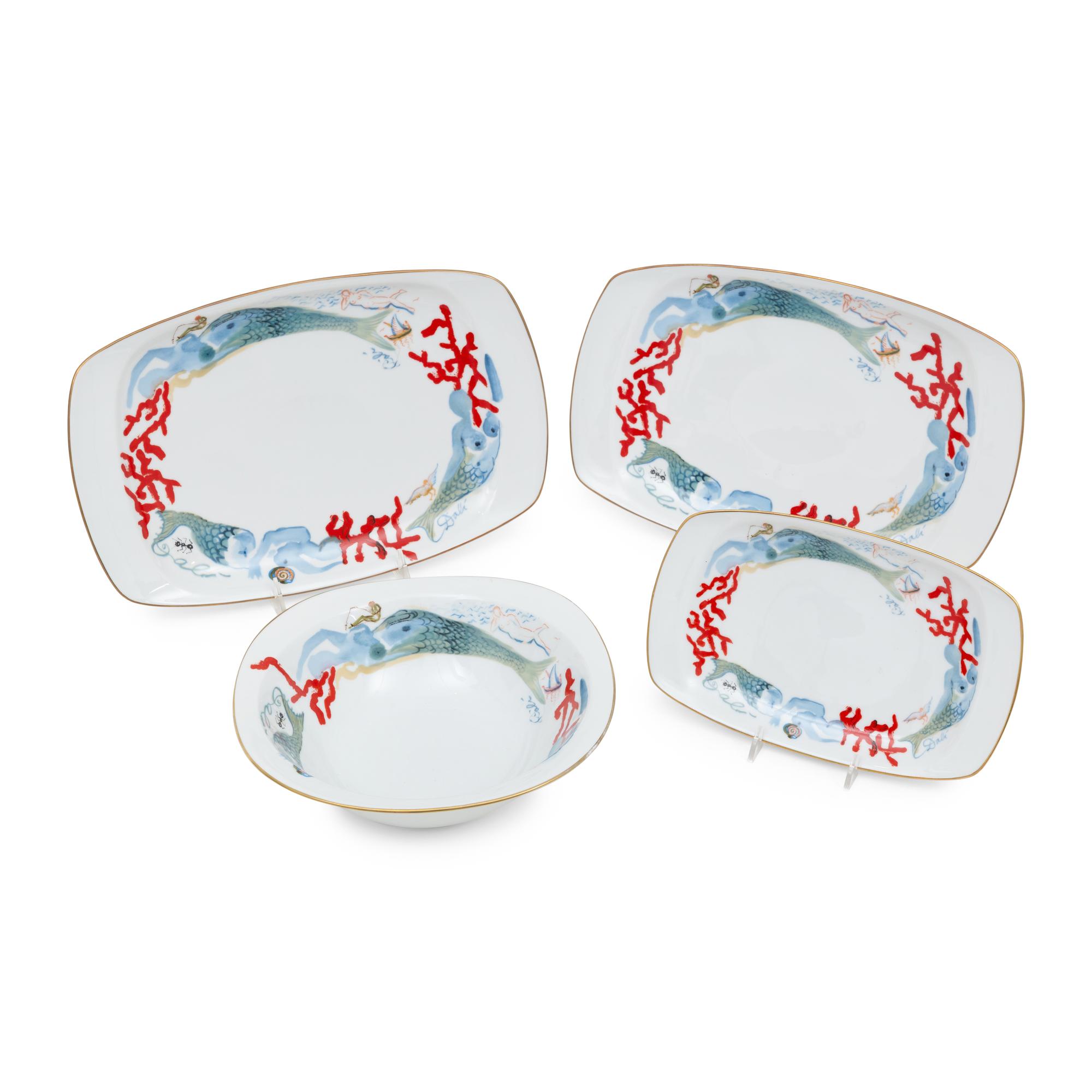 A Salvador Dali-Designed Porcelain Dinner Service