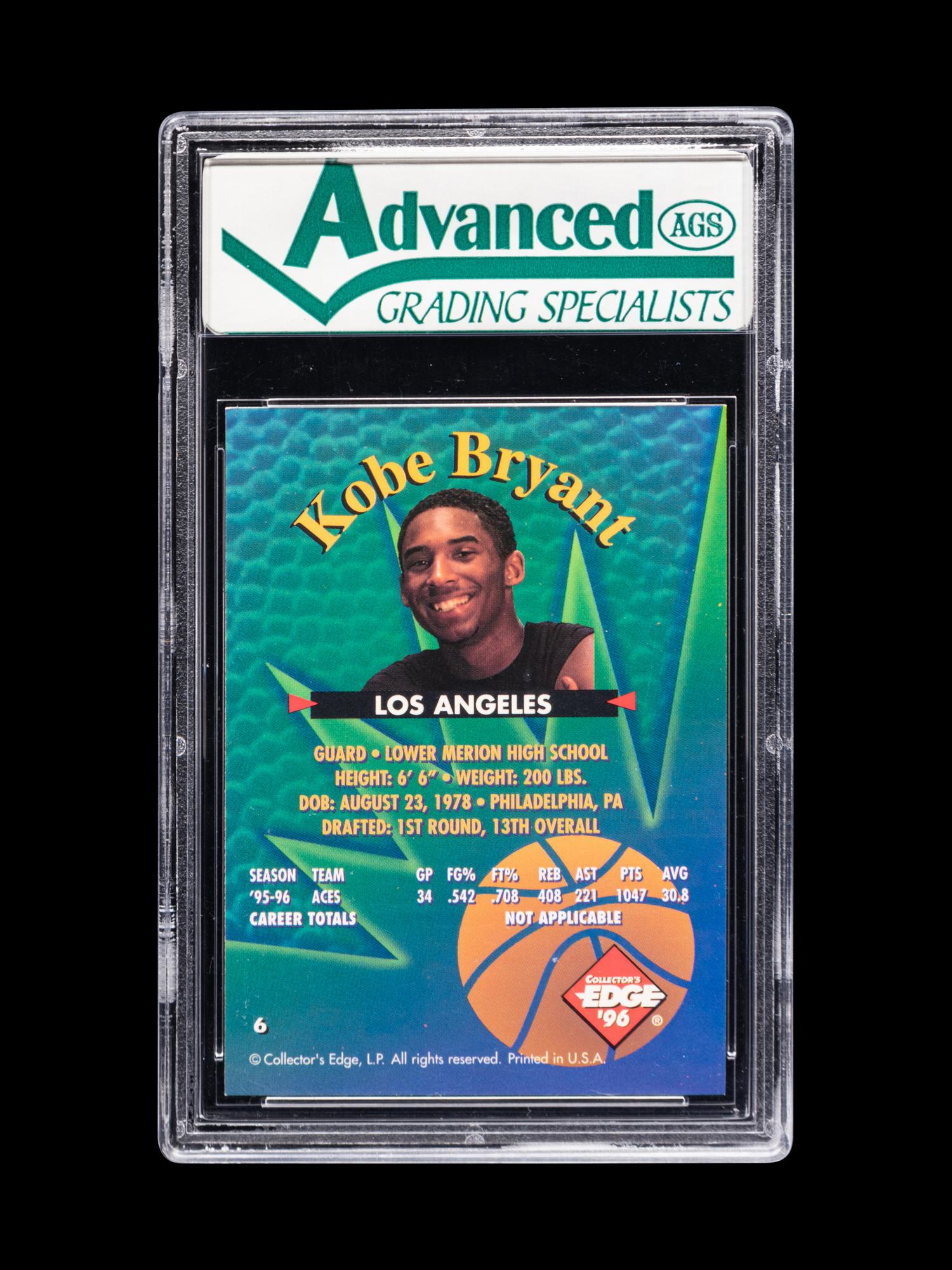 A Group of 1996-97 Collector's Edge Kobe Bryant Rookie Basketball Cards,