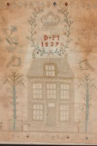 Four English Needlepoint Samplers