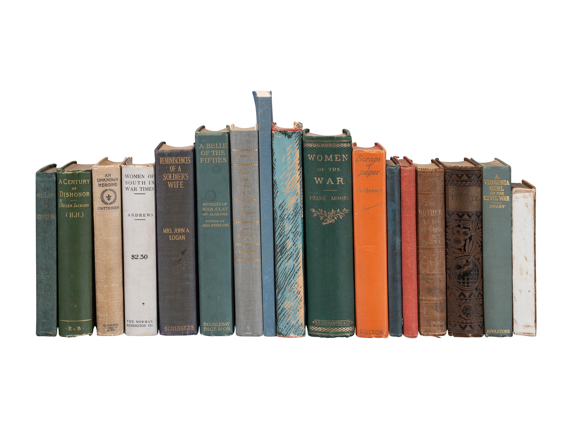 [CIVIL WAR]. Women in the Civil War. Approx. 30 works in 30 volumes.