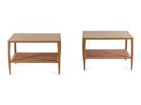 Pair of Two-Tiered End Tables