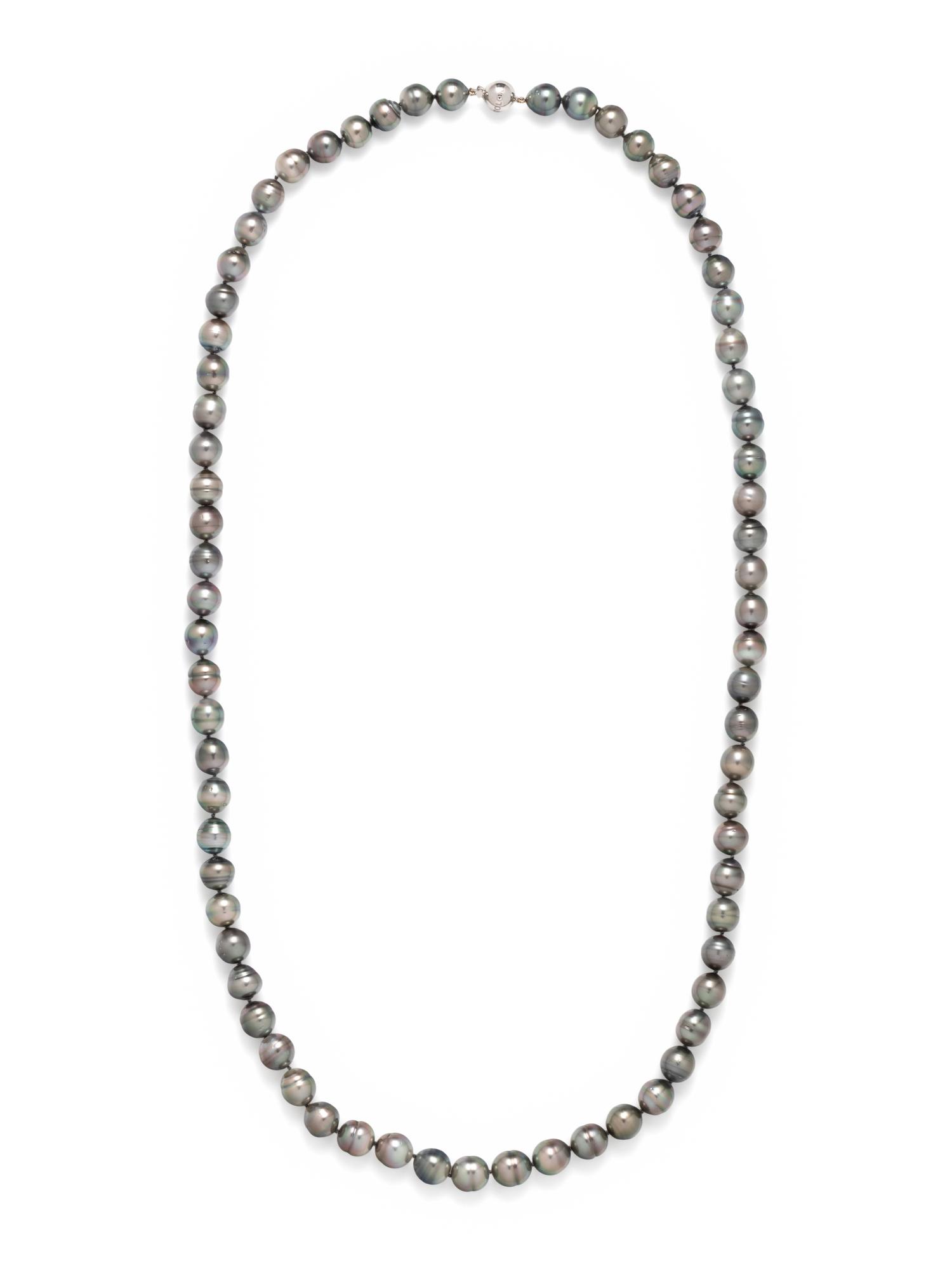 MASTOLONI, CULTURED TAHITIAN PEARL NECKLACE
