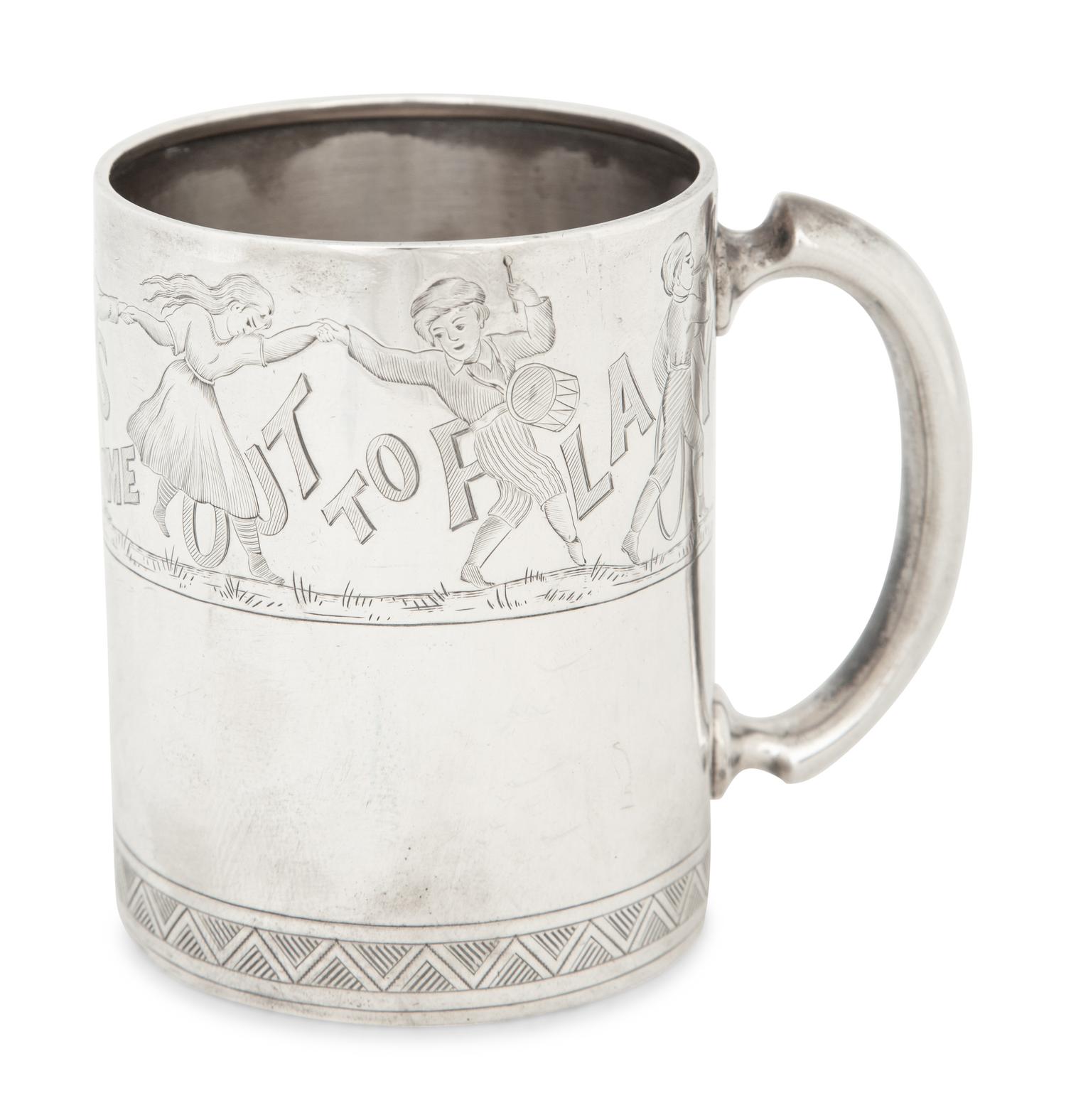 Two American Silver Mugs