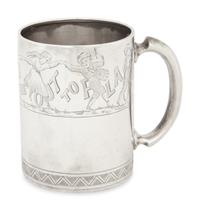 Two American Silver Mugs