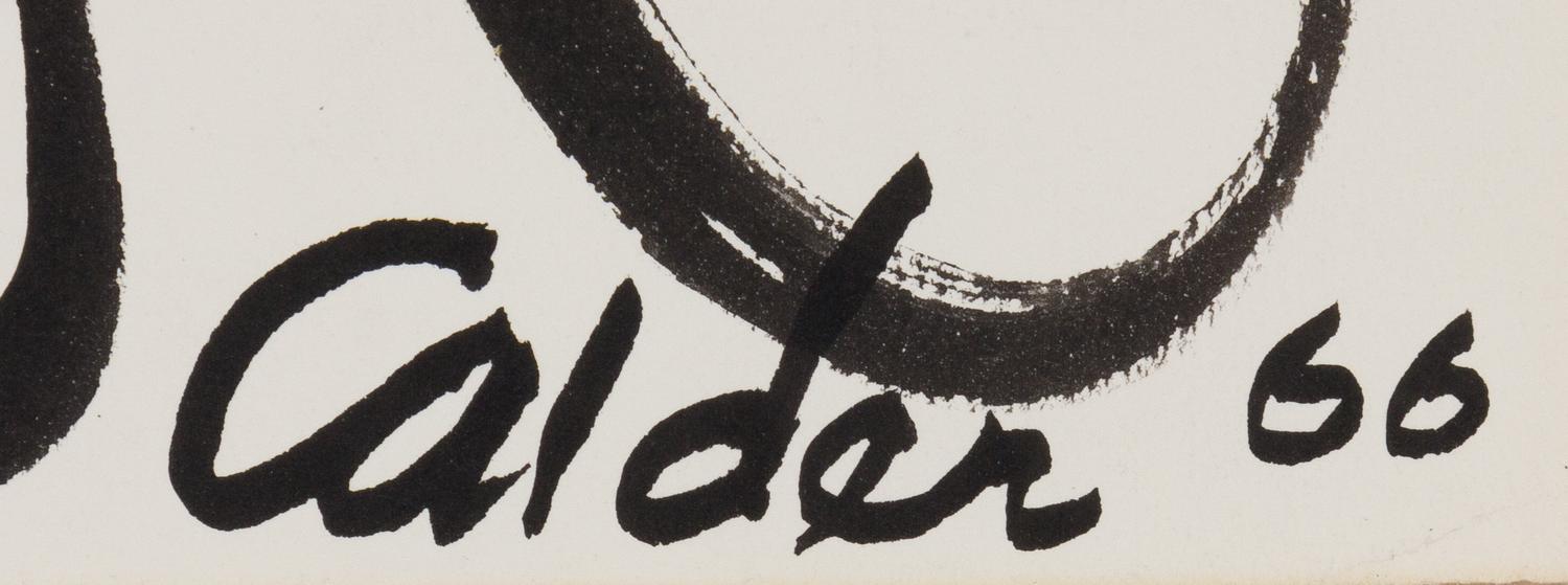 Alexander Calder, (American, 1898-1979), Boomerangs and Calderunes, 1966