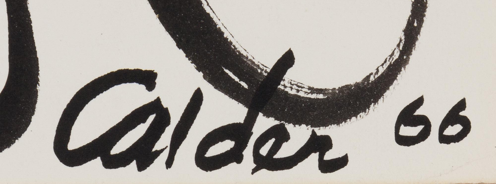 Alexander Calder, (American, 1898-1979), Boomerangs and Calderunes, 1966