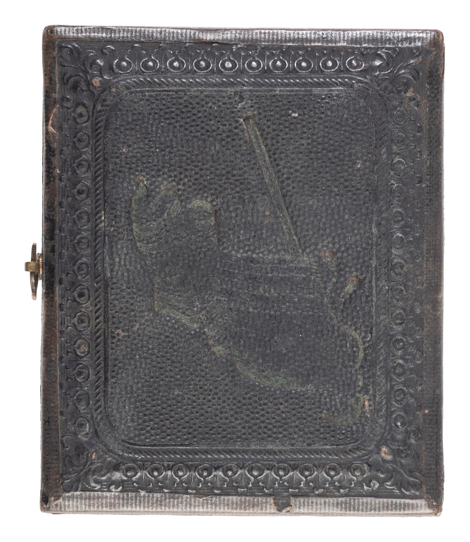A group of 14 items identified to Captain William L. Curry, Company K, 1st Ohio Volunteer Cavalry, incl. inscribed Model 1840 US Army regulation cavalry saber, belt plate, spurs, and tintype.