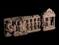 A Jain Carved Stone Relief Panel