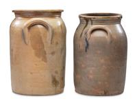 Two Three-Gallon Stoneware Crocks