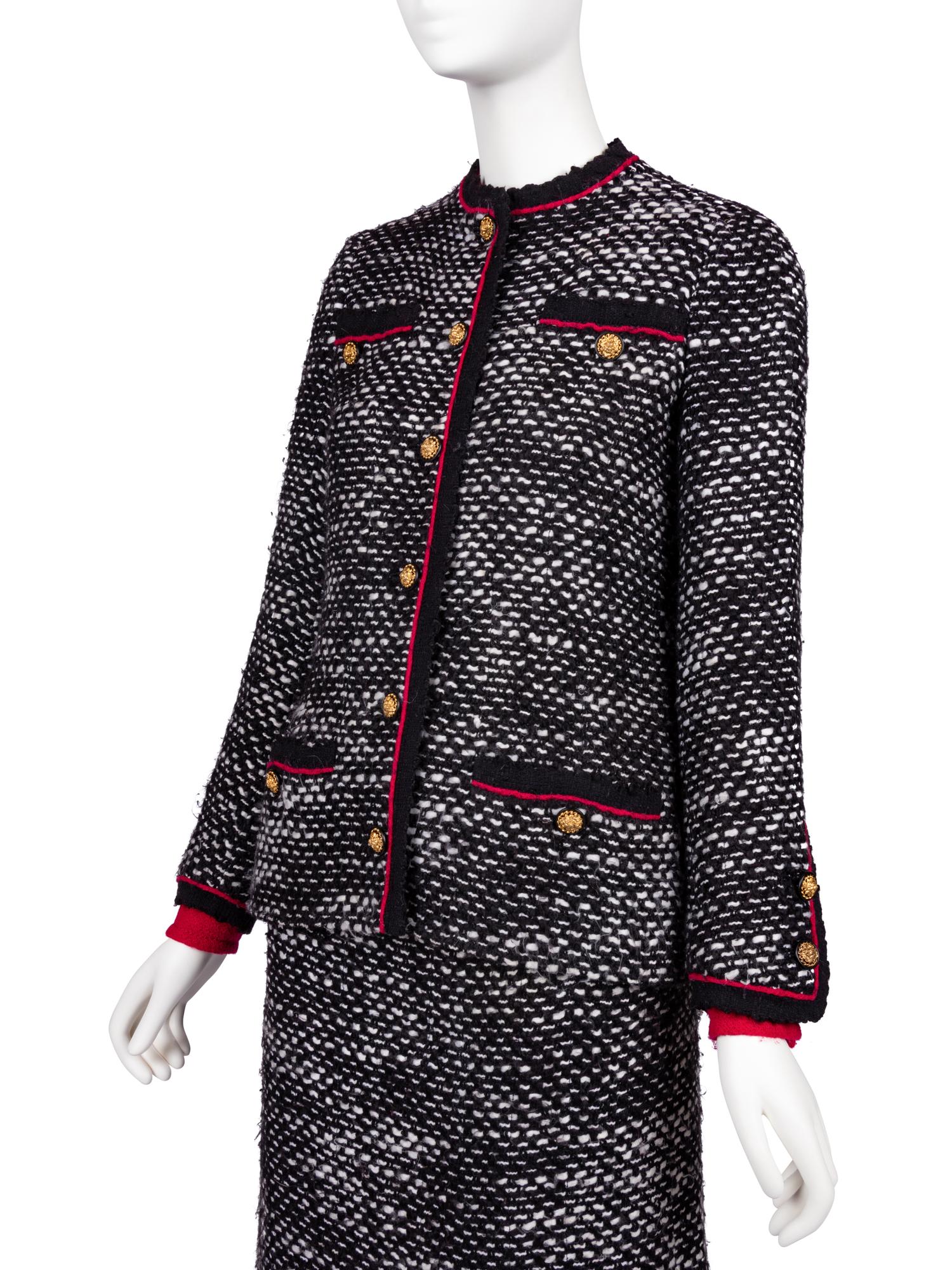Chanel Haute Couture Suit, Four Pieces, 1970-80s