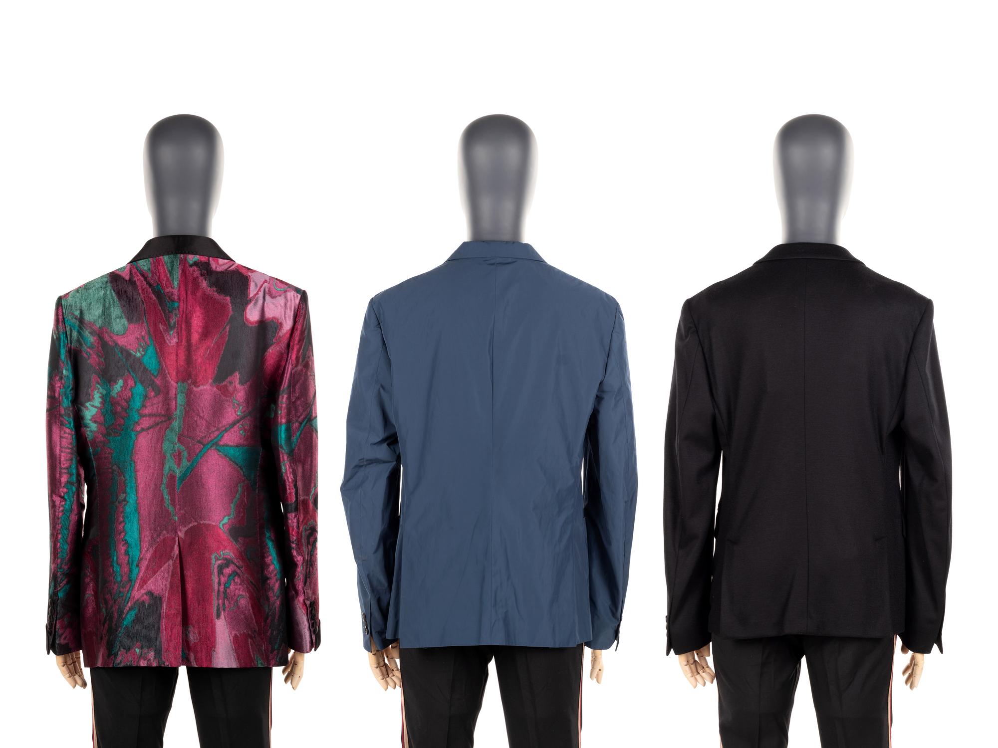 Three Men's Jackets; Two Prada, One Tom Ford, — BNY 47, 63, 92