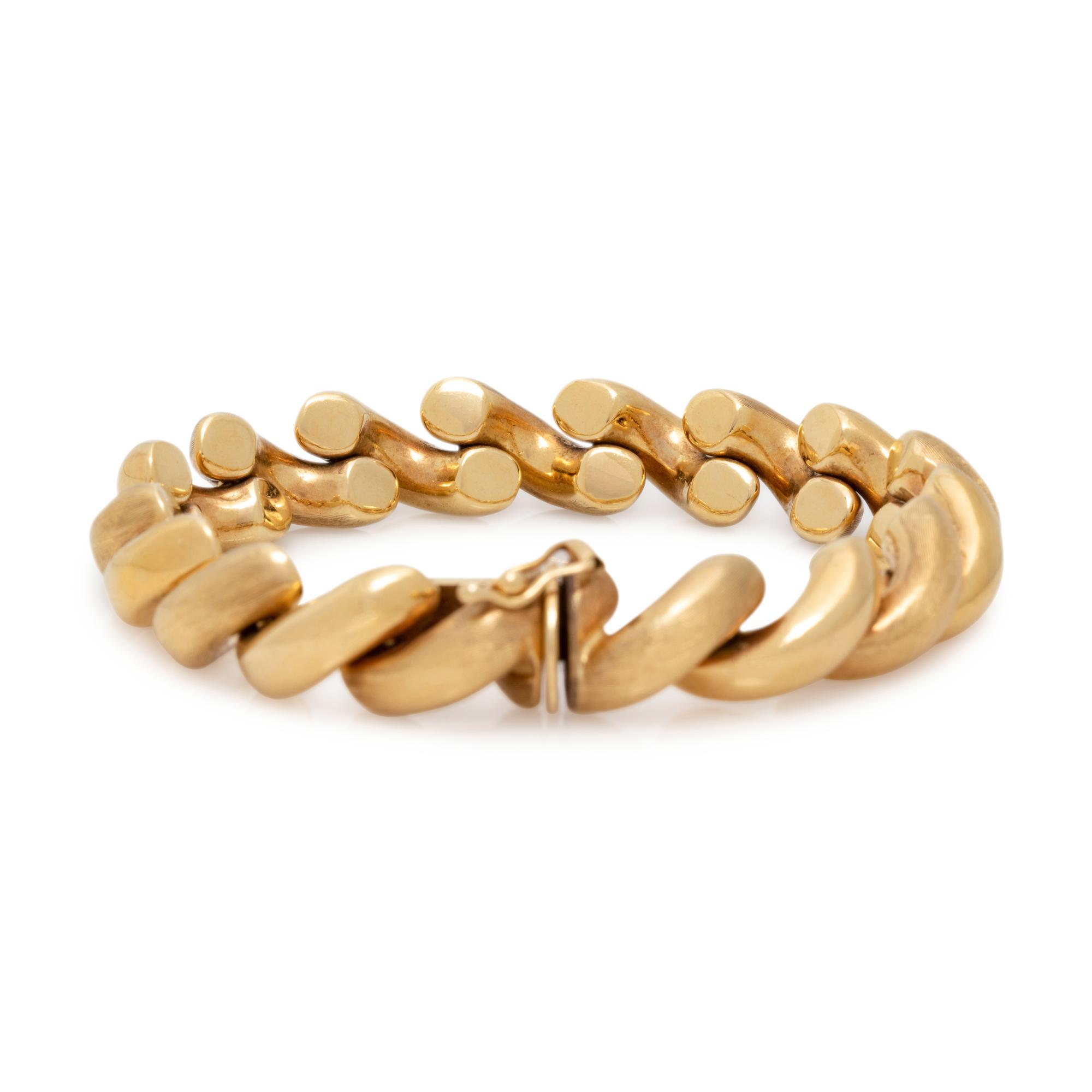 YELLOW GOLD BRACELET
