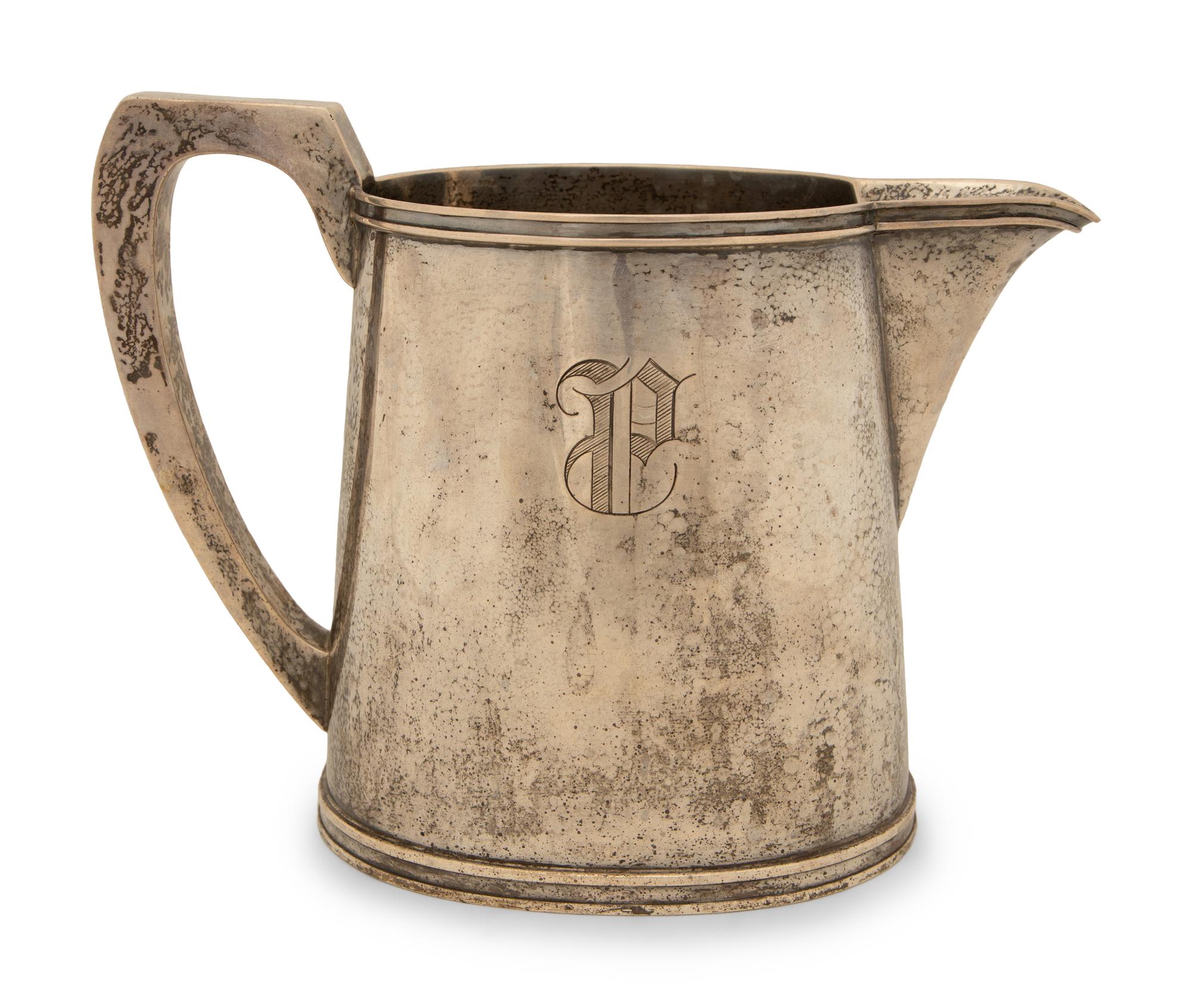 An American Silver Pitcher