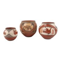 Zia Polychrome Pottery Bowls