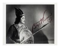 [20TH-CENTURY OPERA SINGERS]. A group of 6 signed photographs or photographic postcards of opera singers from the 1950s-1960s, comprising images of: