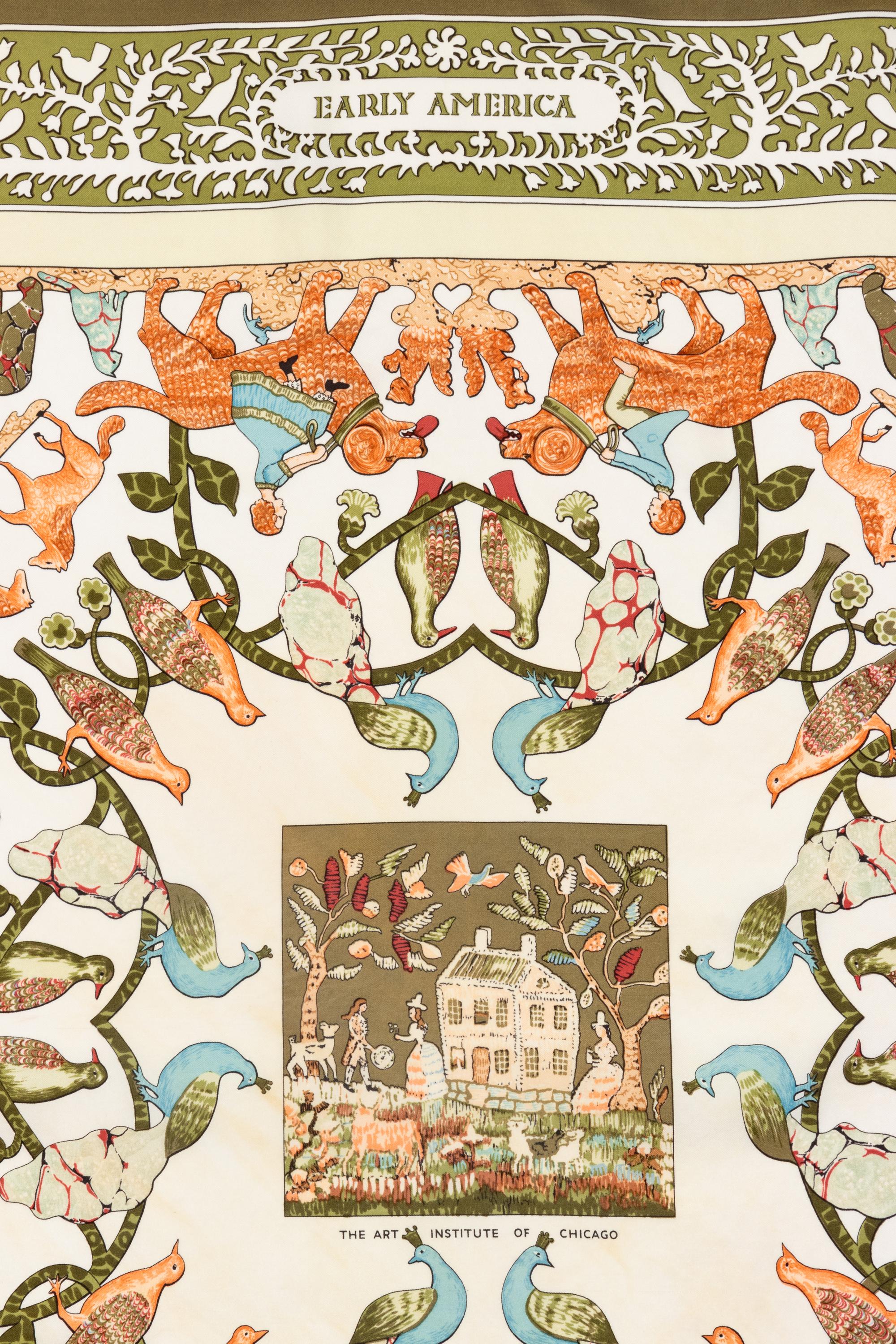 Two Hermès 90cm Silk Scarf, Carre