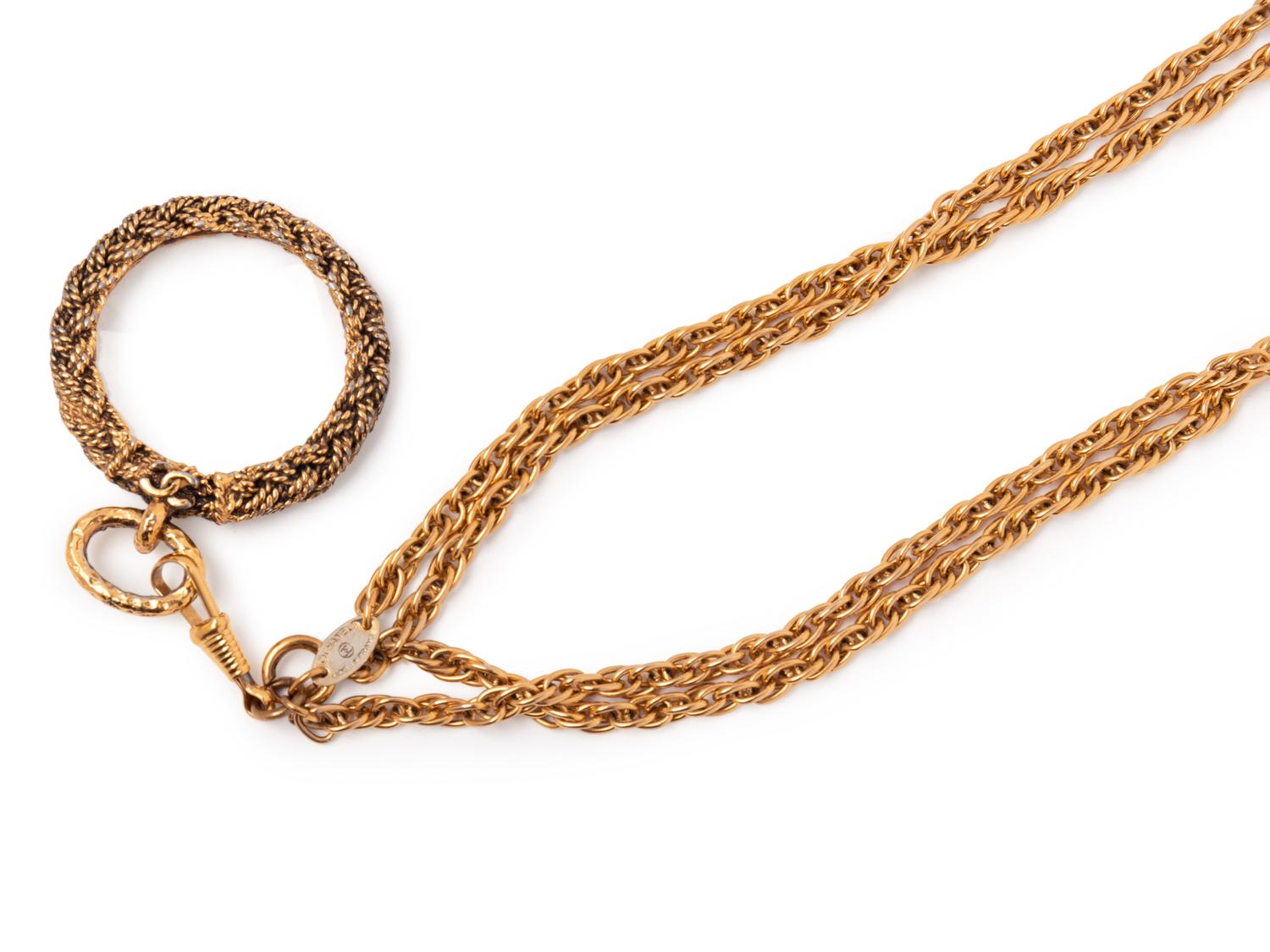 Chanel Monocle Pendant Necklace, ca.1993