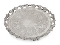 A Group of Silver-Plate Trays