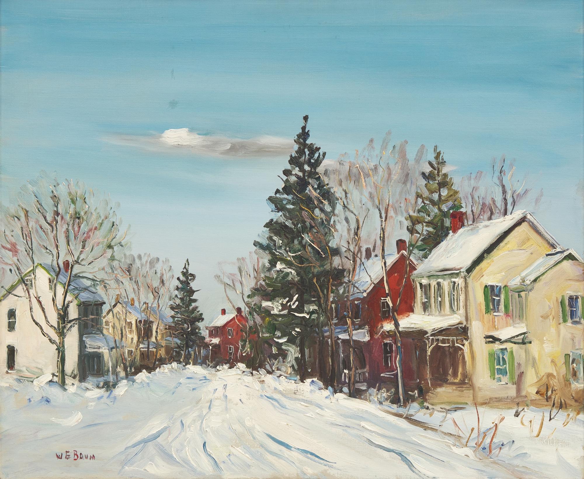Walter Emerson Baum (American, 1884-1956) — Quakertown Street, 1949
