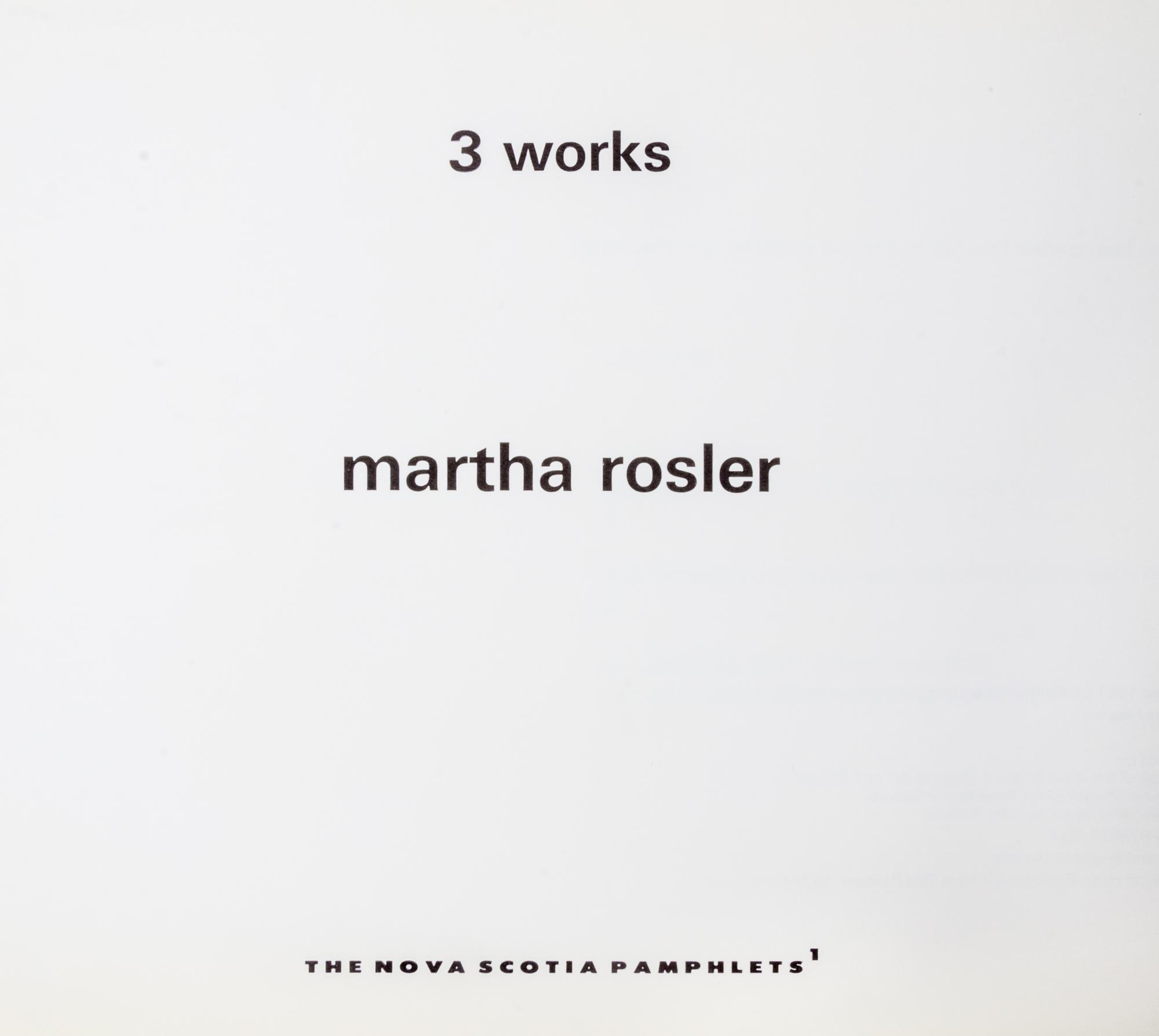 (ARTISTS BOOKS, POLITICS) A group of 9 works, including works by Martha Rosler, Laurent Malone, Alice Aycock and the Atlas Group.