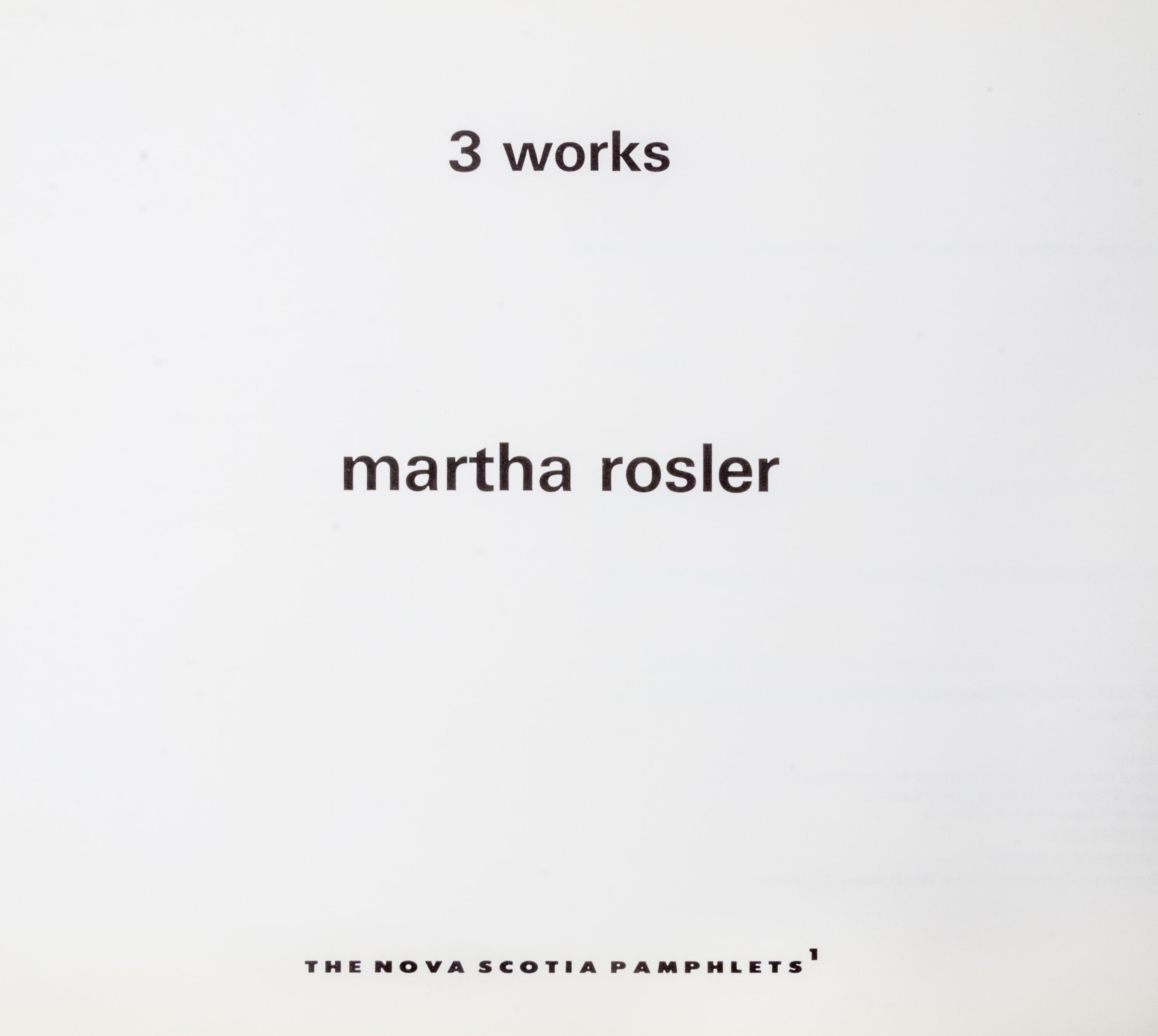 (ARTISTS BOOKS, POLITICS) A group of 9 works, including works by Martha Rosler, Laurent Malone, Alice Aycock and the Atlas Group.