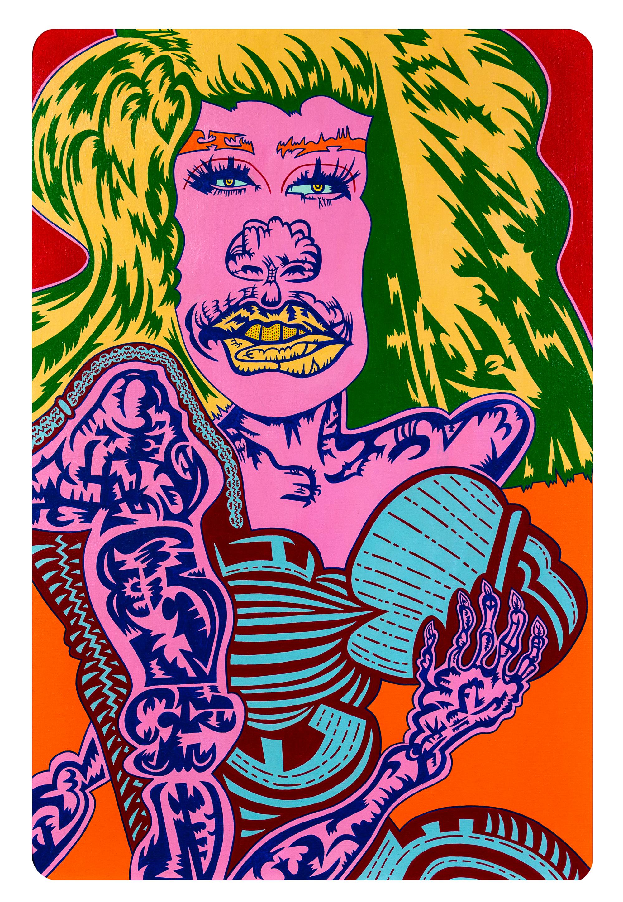Karl Wirsum, (American, b. 1939), Wayward Bust, c. 1970