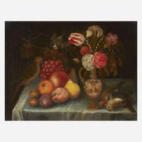 Italian School (18th Century) A Pair of Tabletop Still-Lifes