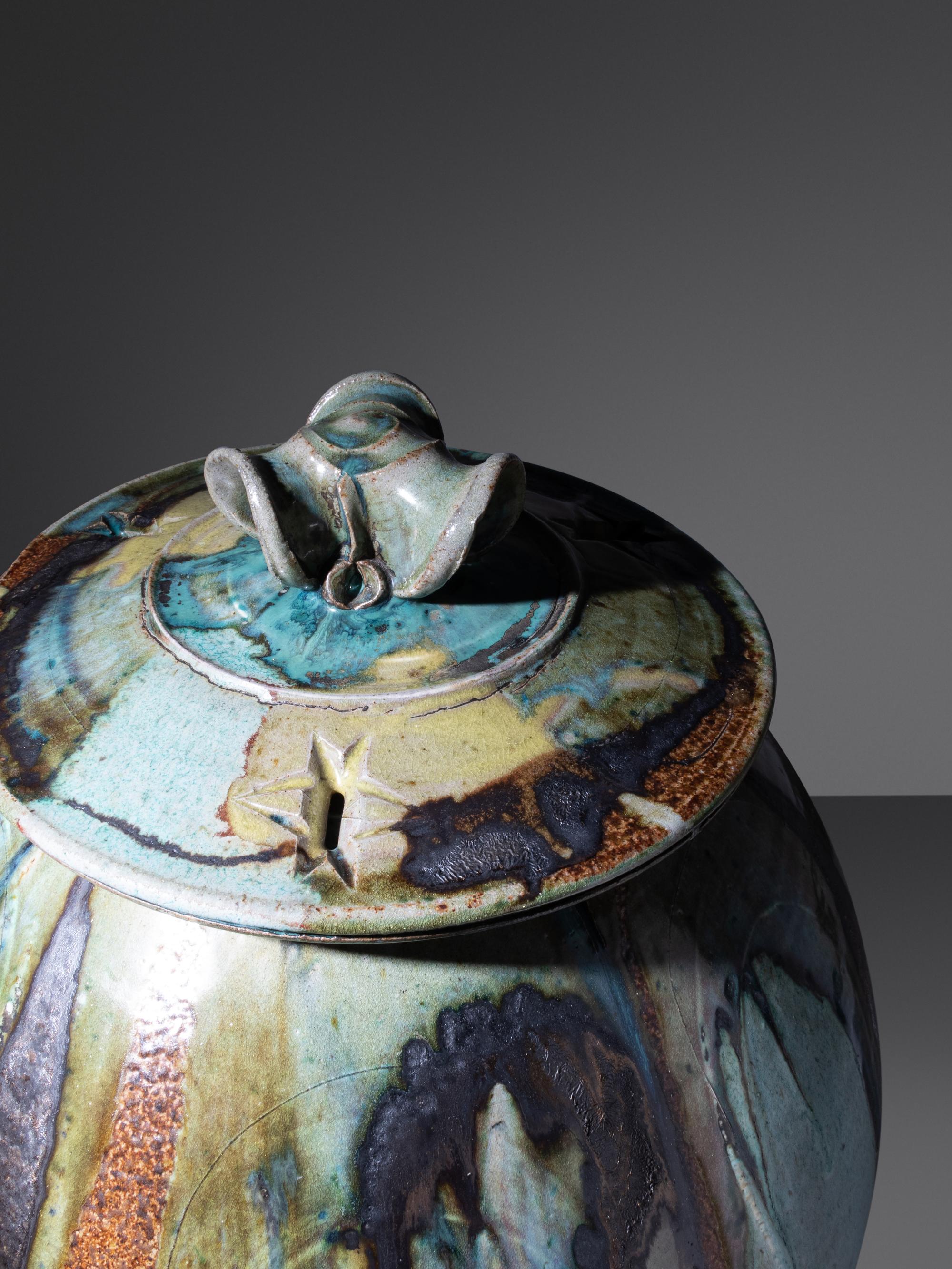 Monumental Lidded Vessel