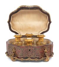 A Napoleon III Gilt Bronze Mounted Boulle Marquetry Dresser Casket