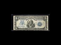 A Series 1899 Indian Chief $5 Silver Certificate