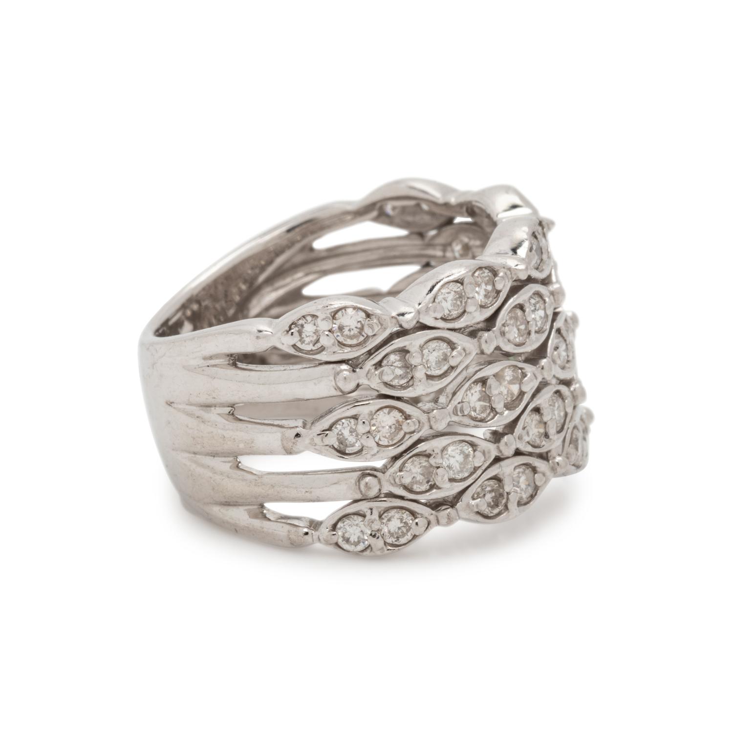PLATINUM AND DIAMOND RING