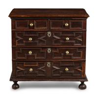 A Charles II Oak Chest of Drawers