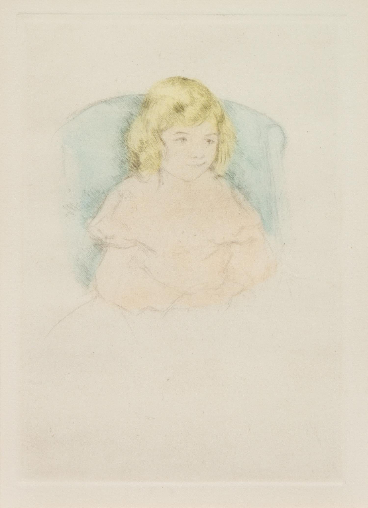 Mary Cassatt, (American, 1844-1926), Sara Smiling, c. 1904
