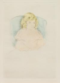 Mary Cassatt, (American, 1844-1926), Sara Smiling, c. 1904