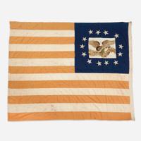 A 44/13 Star American National Flag commemorating Wyoming statehood Kansas, circa 1890