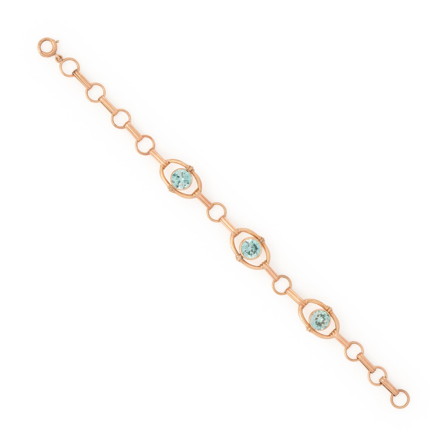 ROSE GOLD AND ZIRCON BRACELET