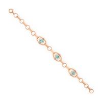 ROSE GOLD AND ZIRCON BRACELET